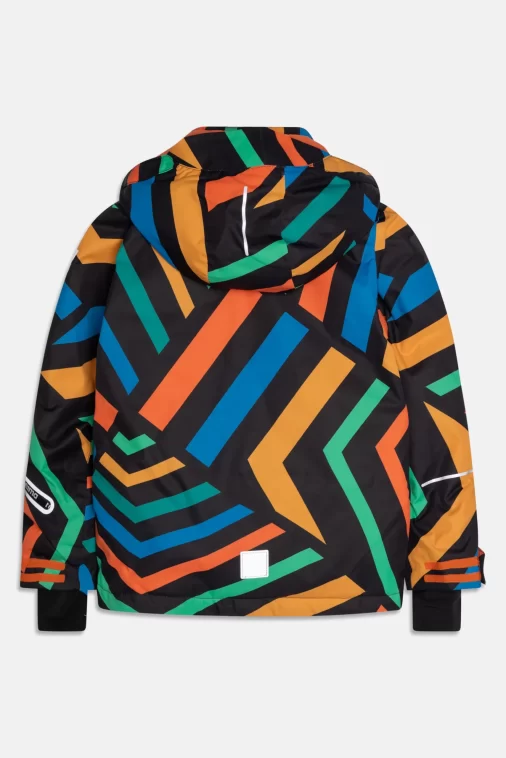 Color Striped Kids Jacket - Görsel 5